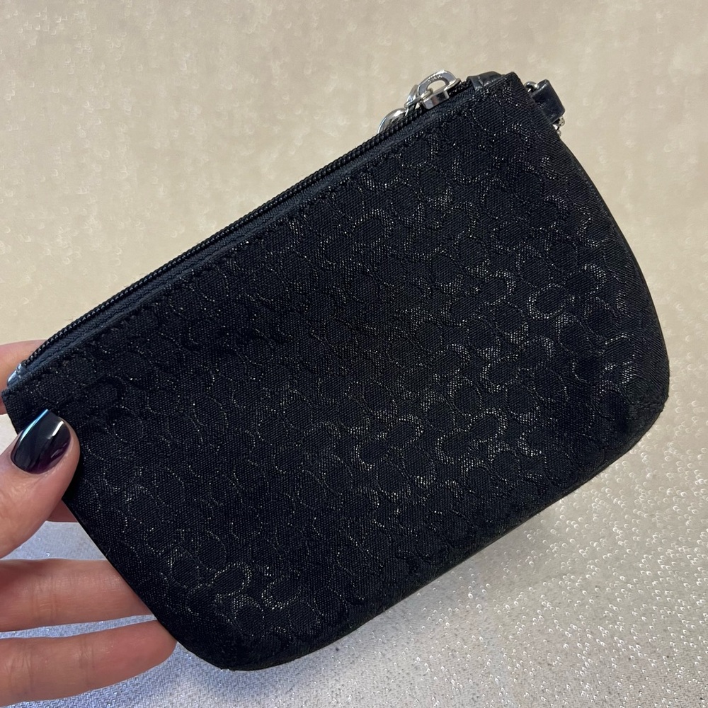 ♠️ Coach Wristlet, Black